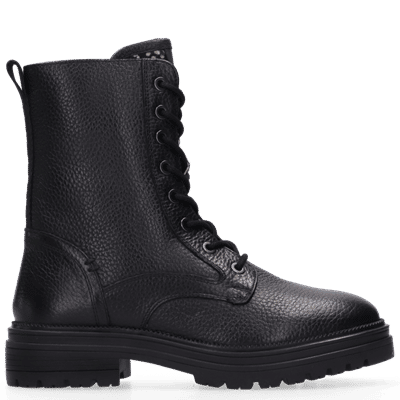 Belize Lace-up Boots Black