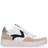 White - Beige - Black