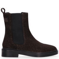 Leopard Glitter Dark Brown