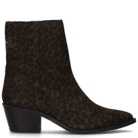 Leopard Glitter Dark Brown
