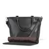Luxury Changing Bag Faux Leather - Black