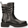 Star Ankle boots Black
