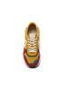 Retro Chunky Sneaker – Mustard / Burgundy / Teal