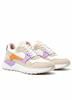 Vivid Accent Sneaker – Beige / Purple / Orange
