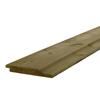 Vuren halfhouts rabat geïmpregneerd groen - 19x130 mm