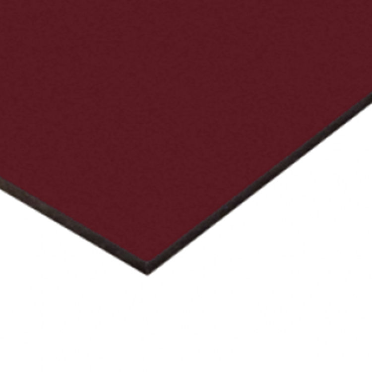 HPL gevelplaat 6 mm, 305x130 cm RAL3005 - 10 jaar garantie 