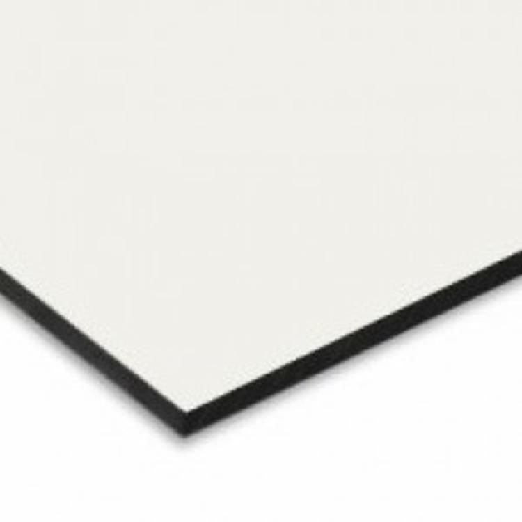HPL gevelplaat 6 mm, 305x130 cm RAL9016 - 10 jaar garantie