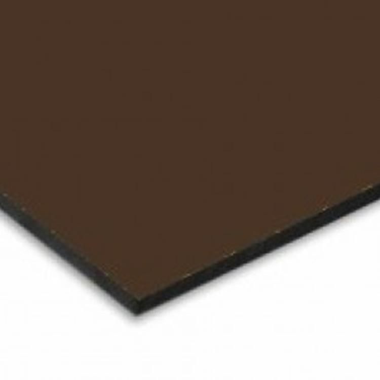 HPL gevelplaat 6 mm, 305x130 cm RAL8014 - 10 jaar garantie