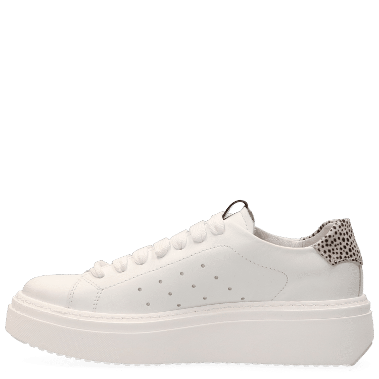 Sneakers Plateforme Spice Sneaker - Lambskin - White Fox White No
