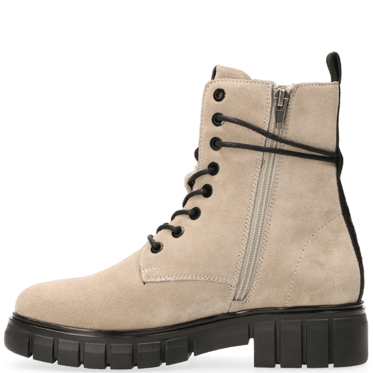 Tyler Lace-up boots Beige