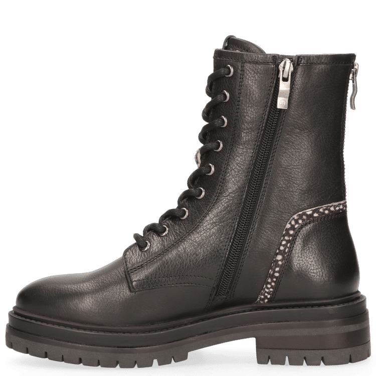 Bonnie Lace-up boot Black // Maruti boots - Maruti Footwear