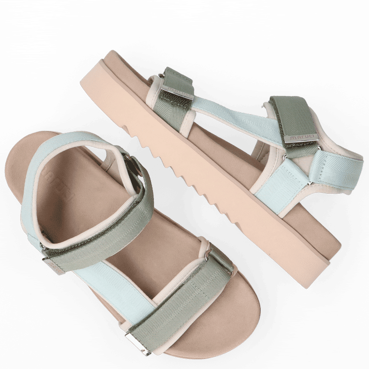 【送料&関税込】Balmain Leather Sandal Color Green B-Buzz Leather Sandals green green - Women | BALMAIN