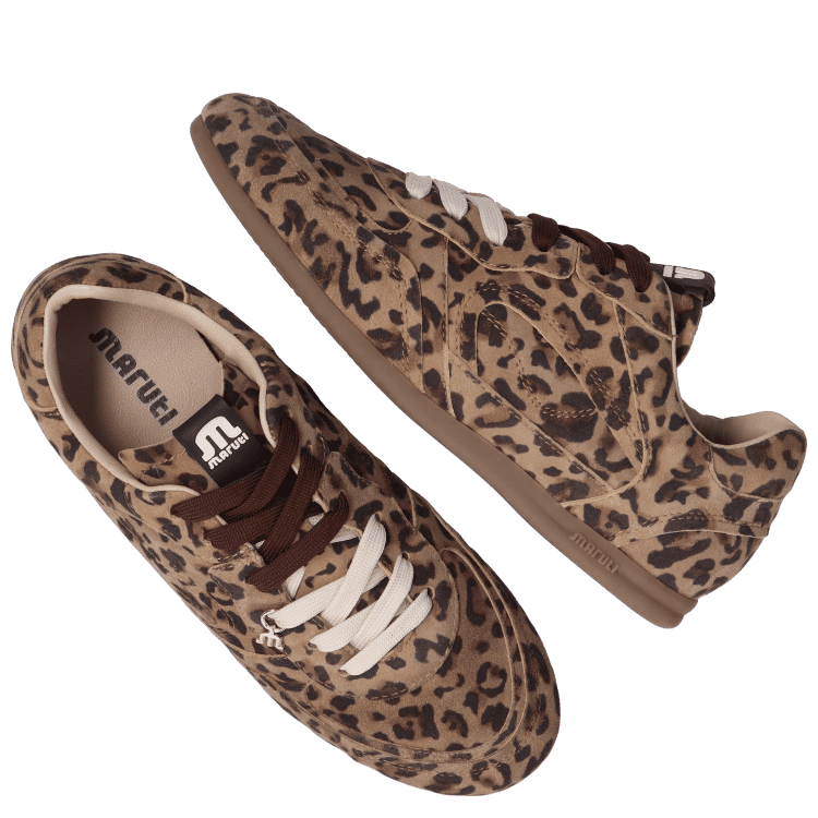 Elena Lace-up Shoes Leopard