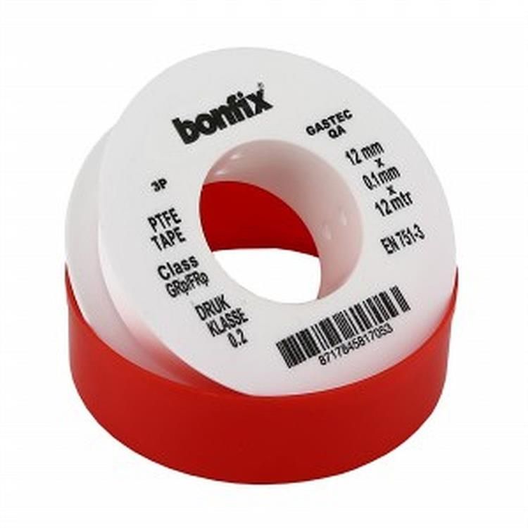 Bonfix Gastec QA teflontape - 12 m x 12 x 0.1 mm