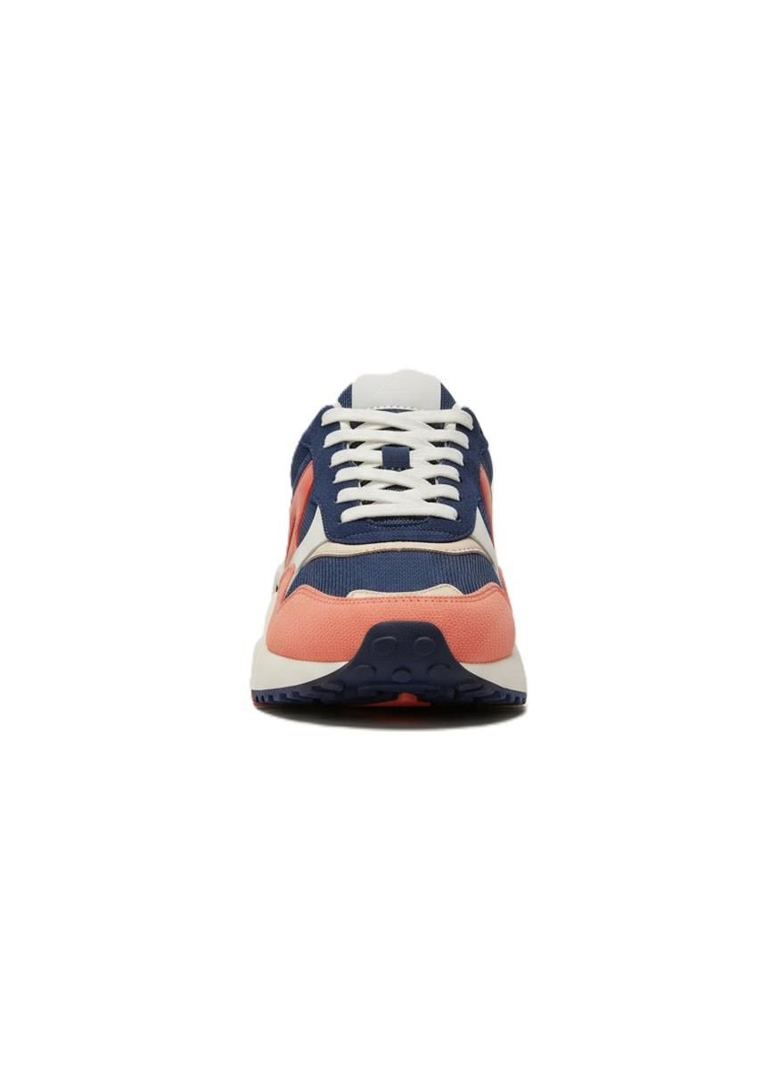 Retro Chunky Sneaker – Navy / Coral / Off-White